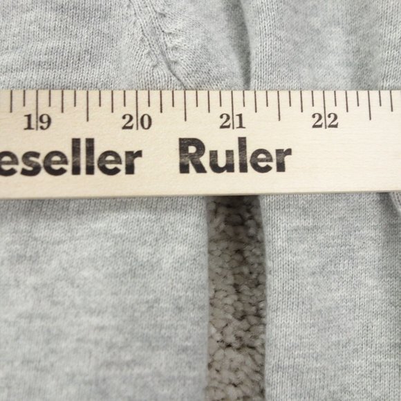 Nautica Sweater Mens Large Gray Blue Cotton Long Sleeve 1/4 Zip Mock Neck - Picture 7 of 9